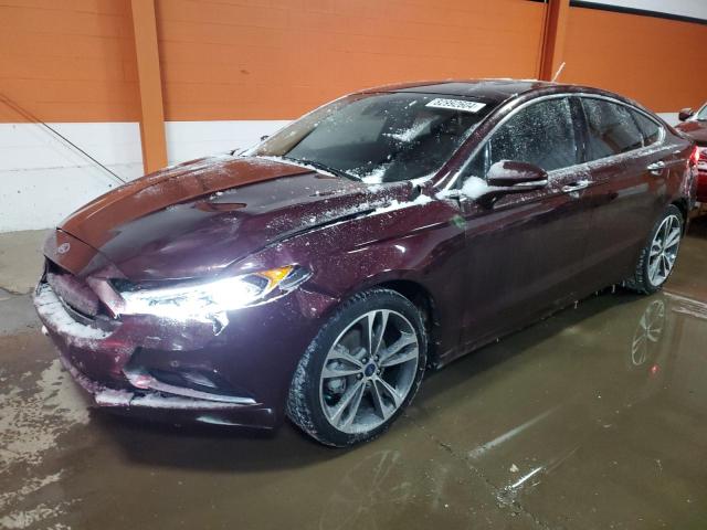 FORD FUSION TIT 2017 with VIN 3FA6P0D98HR225248 - Photo from auction