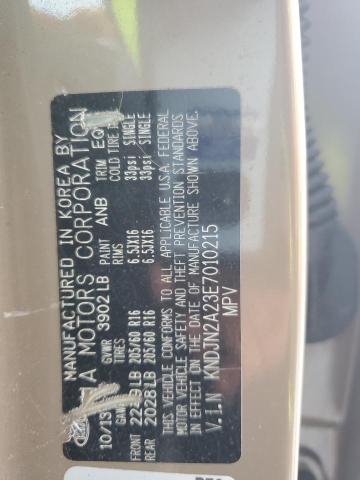 Photo 14 from auction – 2014 KIA SOUL with VIN KNDJN2A23E7010215