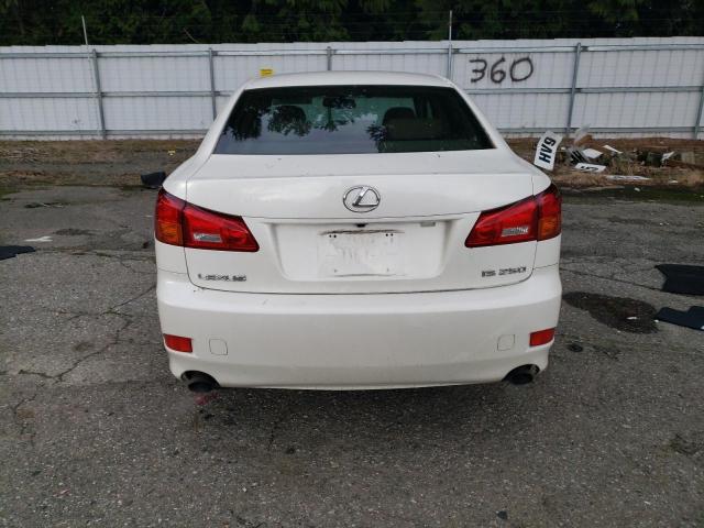 Photo 6 from auction – 2006 LEXUS IS 250 with VIN JTHBK262565017264