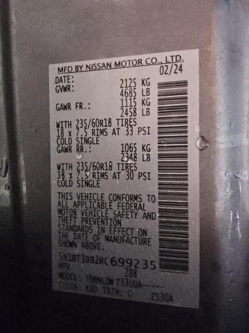 Photo 14 from auction – 2024 NISSAN ROGUE SV with VIN 5N1BT3BB2RC699235