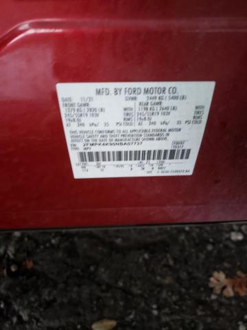 Photo 14 from auction – 2022 FORD EDGE TITAN with VIN 2FMPK4K90NBA07737
