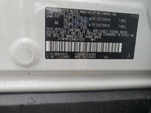 Photo 14 from auction – 2023 TOYOTA RAV4 LIMIT with VIN 2T3N1RFV3PW341070