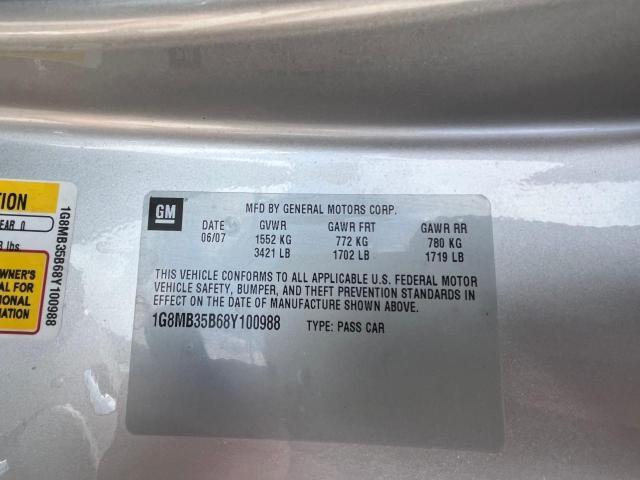 Photo 10 from auction – 2008 SATURN SKY with VIN 1G8MB35B68Y100988
