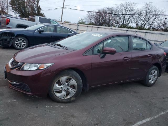 HONDA CIVIC LX 2015 with VIN 19XFB2F59FE009167 - Photo from auction