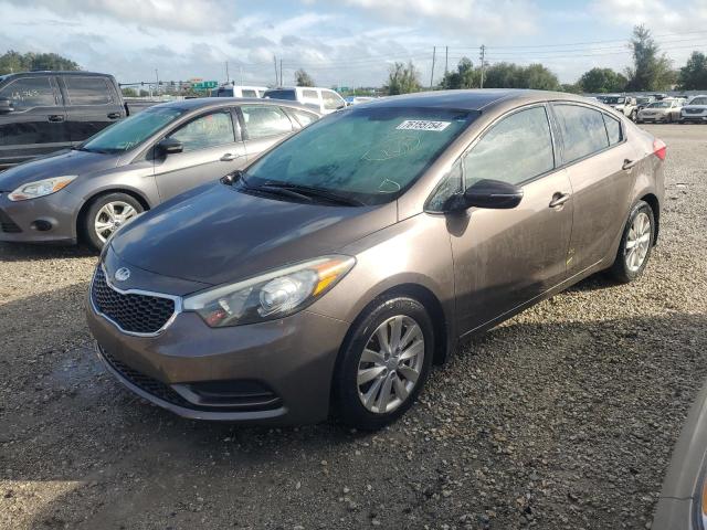 KIA FORTE LX 2014 with VIN KNAFX4A65E5124353 - Photo from auction