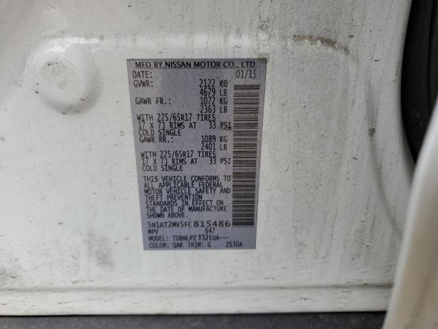 Photo 14 from auction – 2015 NISSAN ROGUE S with VIN 5N1AT2MV5FC815486