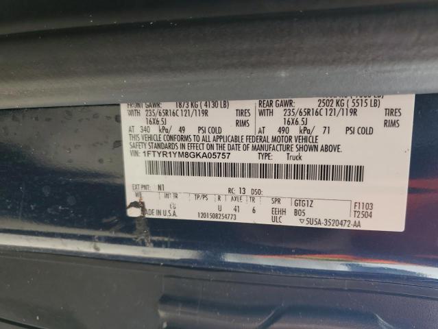 Photo 14 from auction – 2016 FORD TRANSIT T- with VIN 1FTYR1YM8GKA05757
