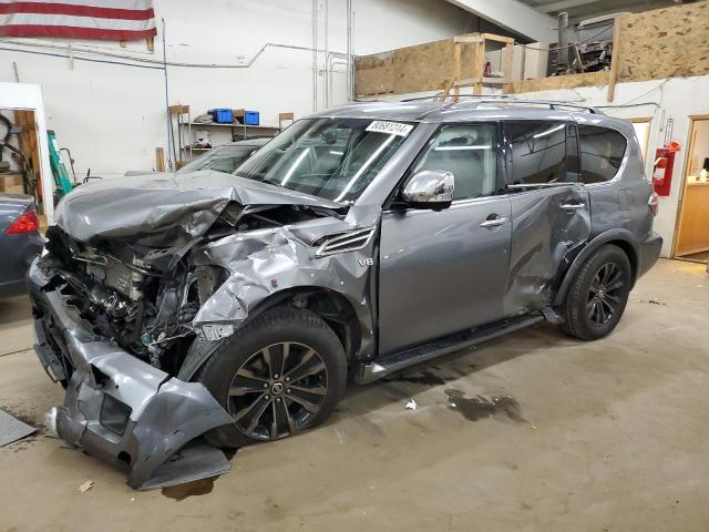 NISSAN ARMADA SV 2017 with VIN JN8AY2NC7H9510028 - Photo from auction