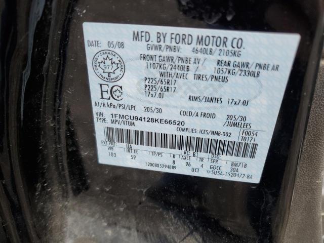 Photo 14 from auction – 2008 FORD ESCAPE LIM with VIN 1FMCU94128KE66520