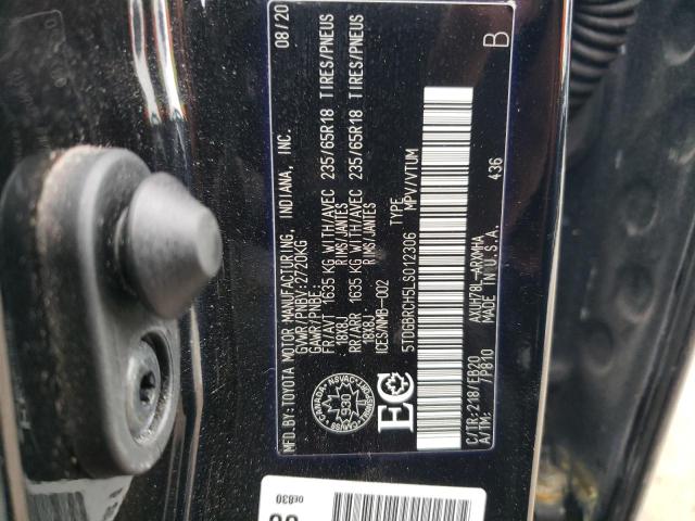 Photo 14 from auction – 2020 TOYOTA HIGHLANDER with VIN 5TDGBRCH5LS012306