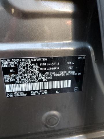 Photo 14 from auction – 2015 TOYOTA RAV4 LIMIT with VIN JTMDFREV0FD120553