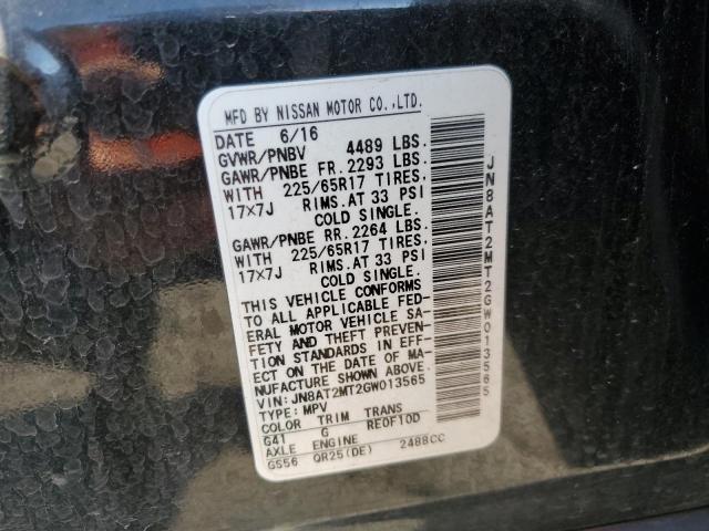 Photo 14 from auction – 2016 NISSAN ROGUE S with VIN JN8AT2MT2GW013565