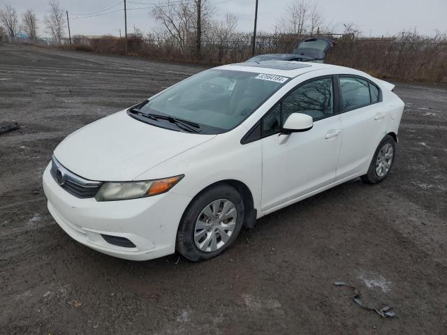 HONDA CIVIC LX 2012 with VIN 2HGFB2F52CH108771 - Photo from auction