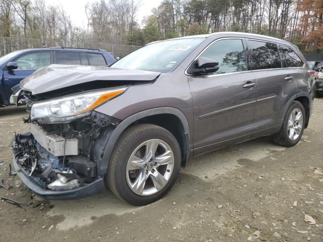 TOYOTA HIGHLANDER 2016 with VIN 5TDDKRFH6GS306432 - Photo from auction