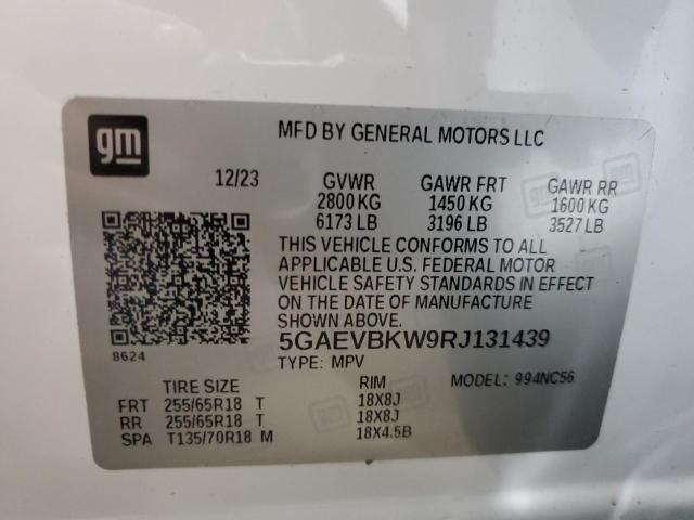 Photo 14 from auction – 2024 BUICK ENCLAVE PR with VIN 5GAEVBKW9RJ131439