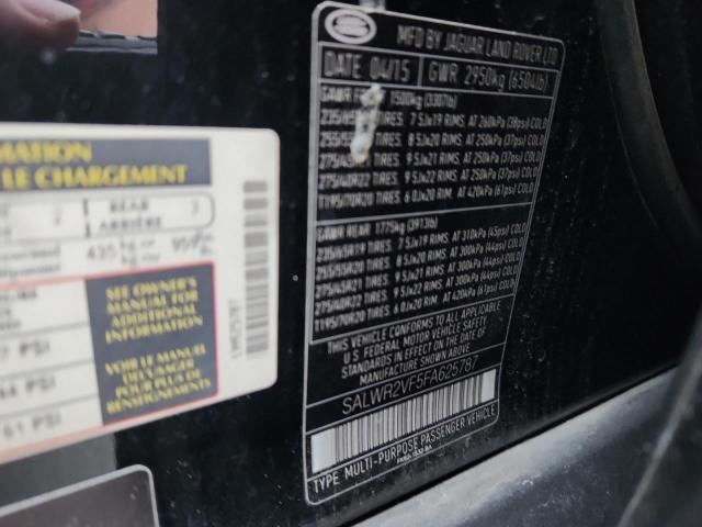 Photo 14 from auction – 2015 LAND ROVER RANGE ROVE with VIN SALWR2VF5FA625787