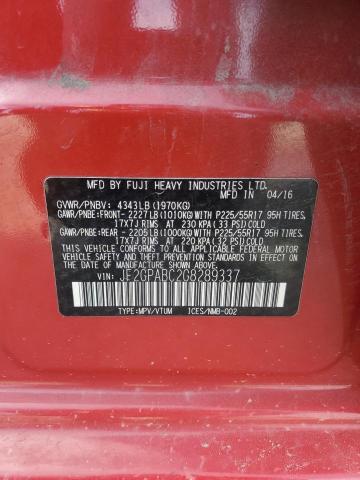 Photo 14 from auction – 2016 SUBARU CROSSTREK with VIN JF2GPABC2G8289337