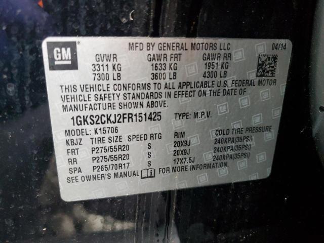 Photo 14 from auction – 2015 GMC YUKON DENA with VIN 1GKS2CKJ2FR151425