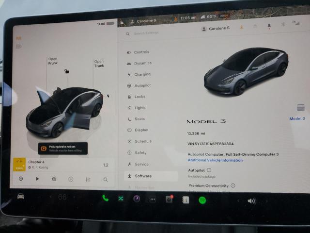 Photo 9 from auction – 2023 TESLA MODEL 3 with VIN 5YJ3E1EA6PF682304