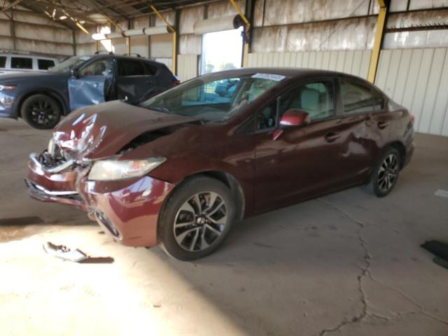 HONDA CIVIC EX 2013 with VIN 19XFB2F86DE078227 - Photo from auction