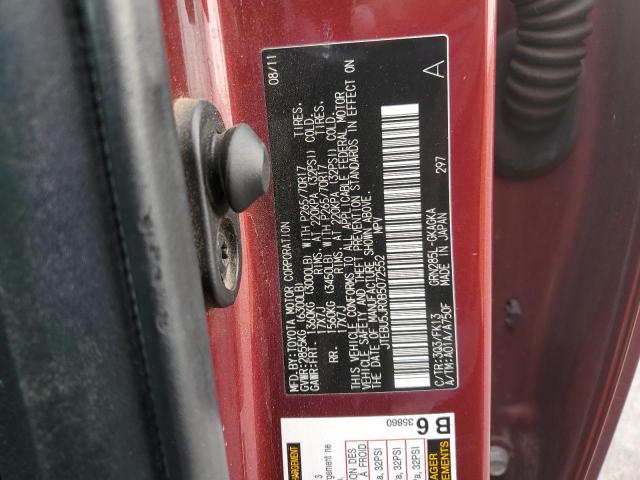 Photo 14 from auction – 2011 TOYOTA 4RUNNER SR with VIN JTEBU5JR0B5072552