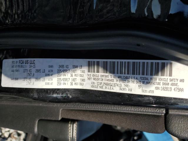 Photo 14 from auction – 2016 JEEP CHEROKEE S with VIN 1C4PJMAB0GW187413