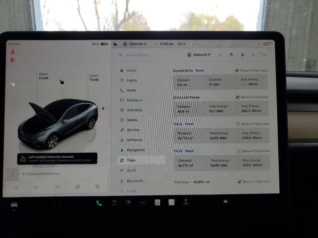Photo 9 from auction – 2023 TESLA MODEL Y with VIN 7SAYGDEE8PA169298