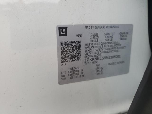 Photo 14 from auction – 2021 GMC ACADIA SLE with VIN 1GKKNKLS9MZ105001