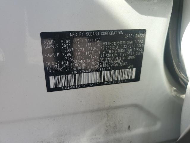 Photo 14 from auction – 2023 SUBARU ASCENT with VIN 4S4WMAKD3P3441954