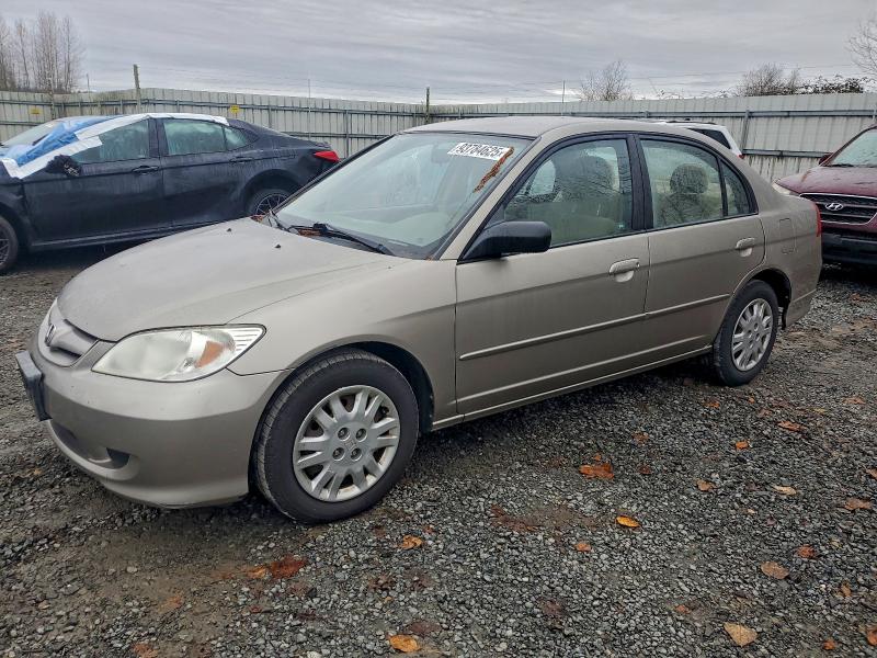 HONDA CIVIC LX 2005 with VIN 2HGES16615H544271 - Photo from auction