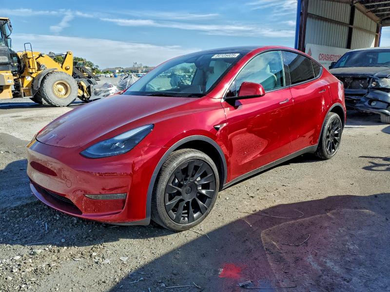 TESLA MODEL Y 2025 with VIN 7SAYGDED3SA356626 - Photo from auction