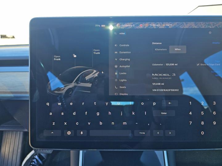 Photo 8 from auction – 2018 TESLA MODEL 3 with VIN 5YJ3E1EA2JF158302