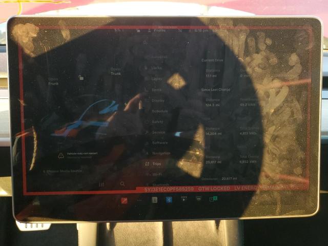 Photo 9 from auction – 2023 TESLA MODEL 3 with VIN 5YJ3E1EC0PF585259