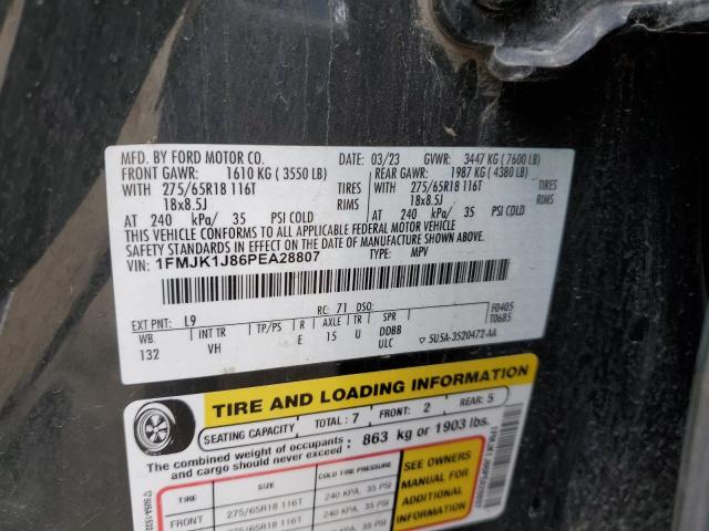 Photo 14 from auction – 2023 FORD EXPEDITION with VIN 1FMJK1J86PEA28807