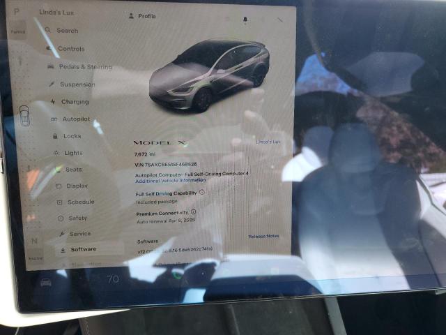 Photo 9 from auction – 2025 TESLA MODEL X with VIN 7SAXCBE51SF468526