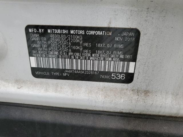 Photo 14 from auction – 2019 MITSUBISHI ECLIPSE CR with VIN JA4AT4AA5KZ028167