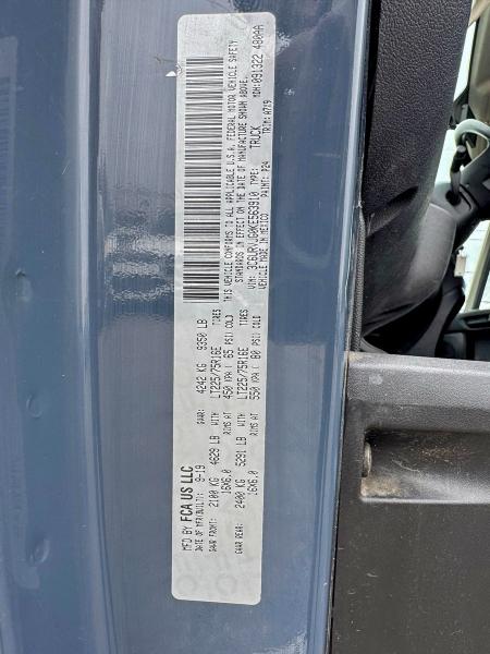 Photo 10 from auction – 2019 RAM PROMASTER with VIN 3C6URVJG0KE563910