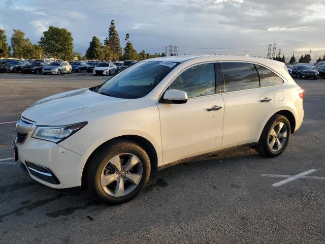ACURA MDX 2016 with VIN 5FRYD3H26GB021427 - Photo from auction
