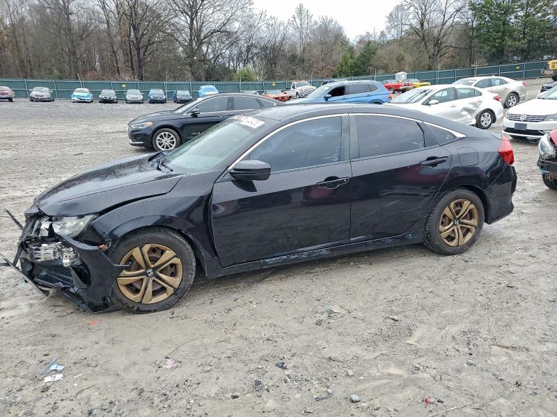 HONDA CIVIC LX 2018 with VIN 19XFC2F56JE004658 - Photo from auction