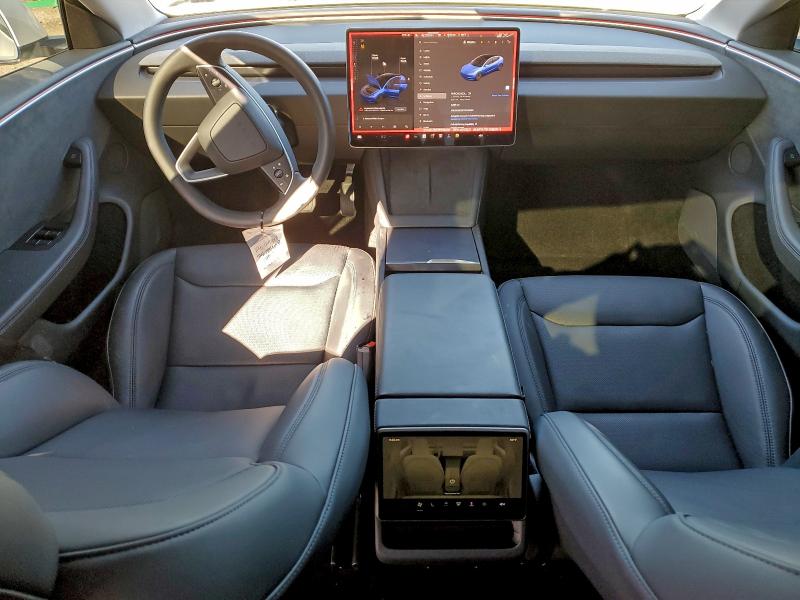 Photo 8 from auction – 2025 TESLA MODEL 3 with VIN 5YJ3E1EB7SF019230