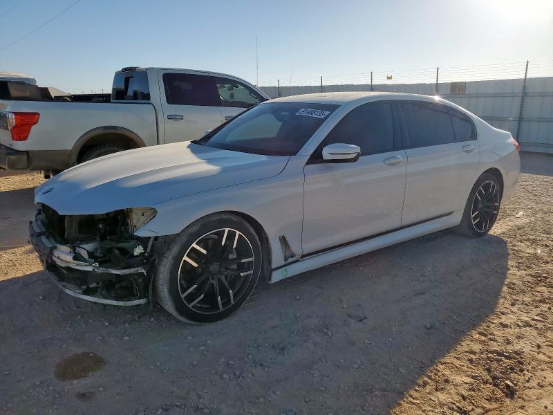 BMW 740 I 2016 with VIN WBA7E2C5XGGD99925 - Photo from auction