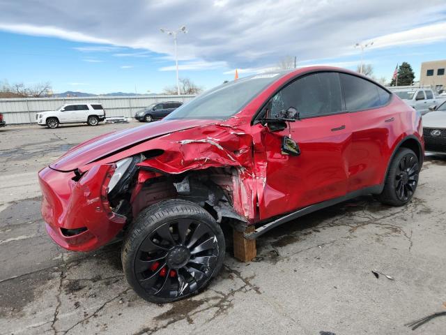 TESLA MODEL Y 2022 with VIN 7SAYGDEF0NF537238 - Photo from auction