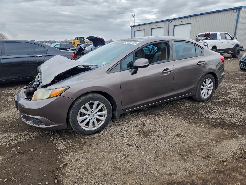 HONDA CIVIC EX 2012 with VIN 2HGFB2F86CH517379 - Photo from auction