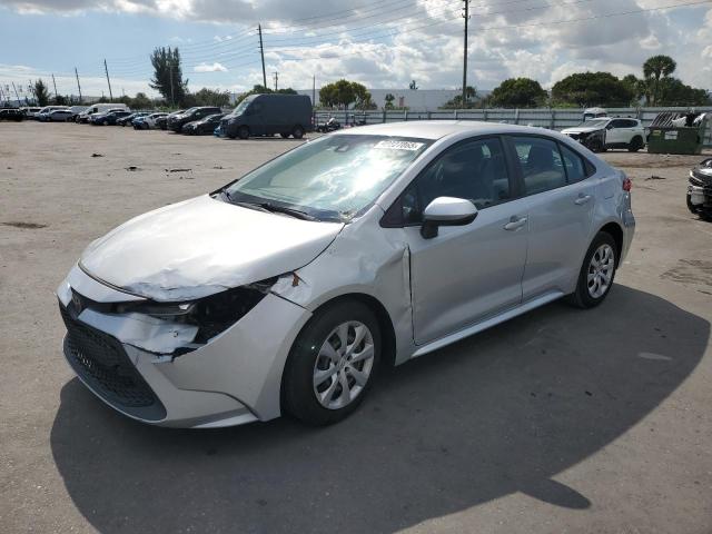 TOYOTA COROLLA LE 2022 with VIN 5YFEPMAE6NP319581 - Photo from auction