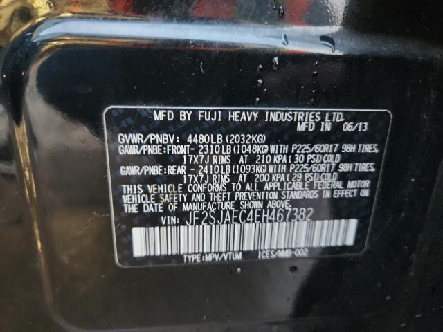 Photo 14 from auction – 2014 SUBARU FORESTER 2 with VIN JF2SJAEC4EH467382