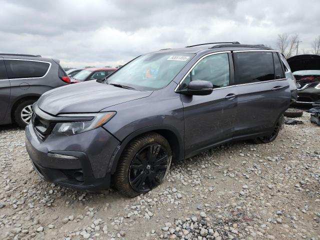 HONDA PILOT SE 2021 with VIN 5FNYF6H22MB087319 - Photo from auction