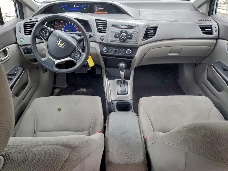 Photo 8 from auction – 2012 HONDA CIVIC LX with VIN 19XFB2F51CE029344