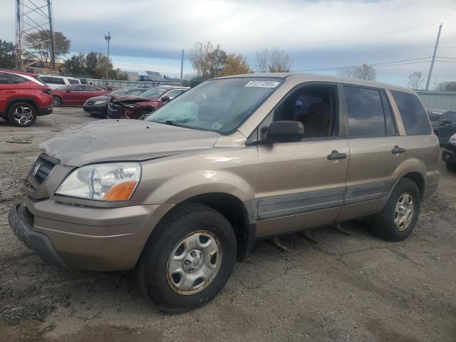 HONDA PILOT LX 2004 with VIN 2HKYF18114H529101 - Photo from auction