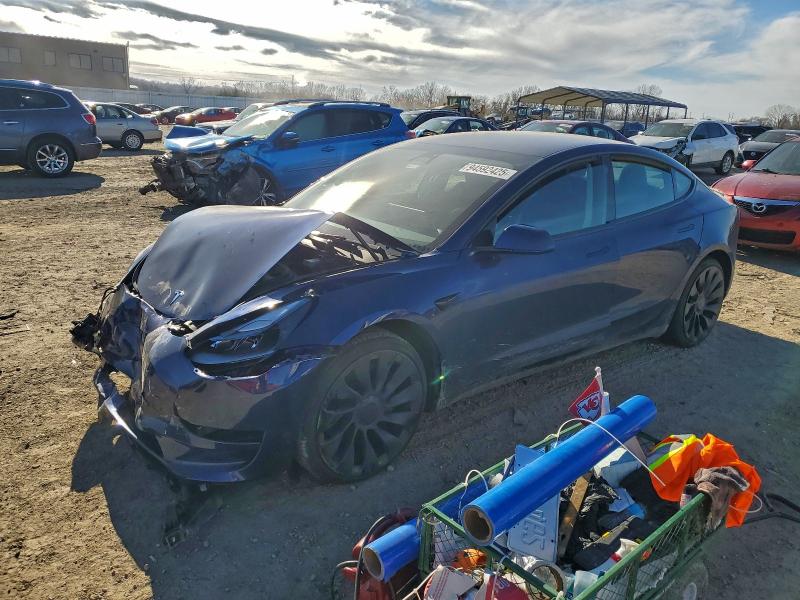 TESLA MODEL 3 2023 with VIN 5YJ3E1EC4PF617761 - Photo from auction