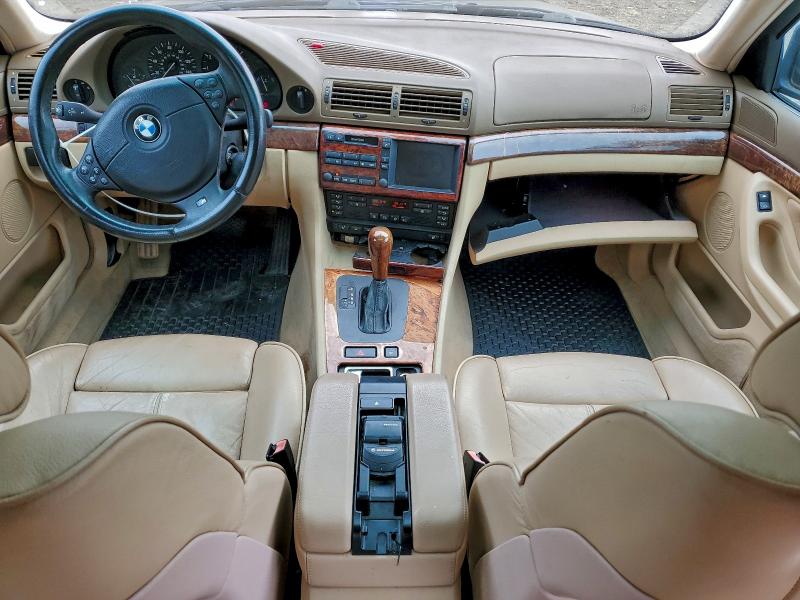 Photo 8 from auction – 2001 BMW 740 I AUTO with VIN WBAGG83471DN81012